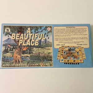 2001 A Beautiful Place A Co-operative Ecology Board Game  Complete
